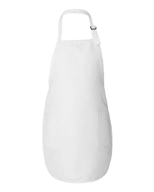Q4350 Full-Length Apron with Pockets - White