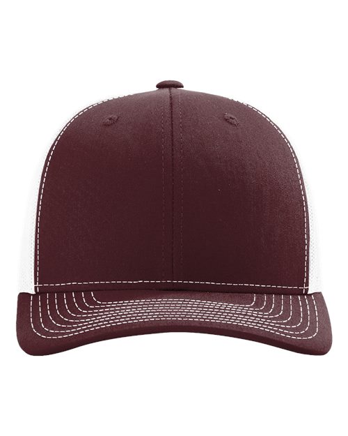 Maroon/ White
