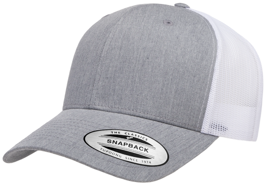 Grey Heather/White