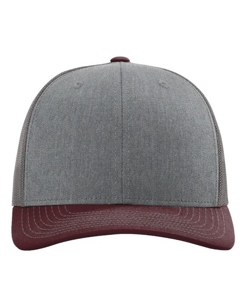 Heather Grey/ Charcoal/ Maroon