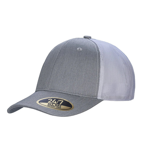 Grey Heather/White